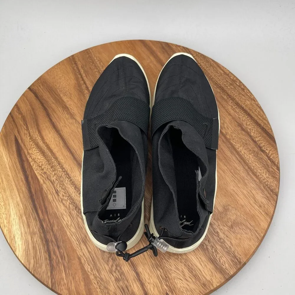 Nike Air Fear of God Moccasin Moc Shoes Mens Size 11.5 Black Athletic Sneakers